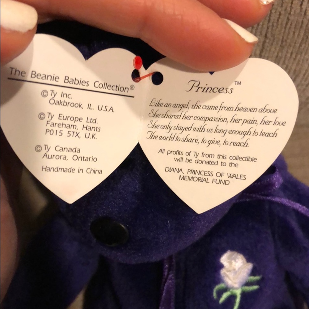 Princess Diana Ty Beanie Baby Rare!! - Picture 3 of 6